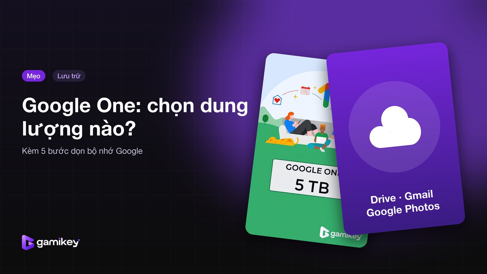 Google One: nên chọn gói dung lượng nào và cách dọn bộ nhớ